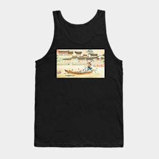 Merchant boats on the Mekong Tank Top